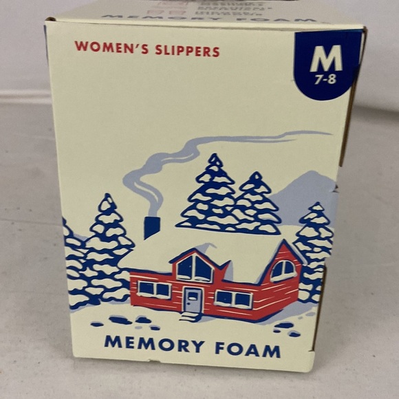 Cozy Mountain Large Women’s Fairisle Knit Clog Grey Size M (7-8) - Picture 3 of 4